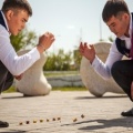 Казахская национальная игра «Асыки»